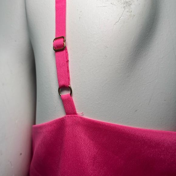 Lilly Pulitzer Pink w/Green Embellishments Jennifer Mini Slip Dress Size S - Picture 6 of 7